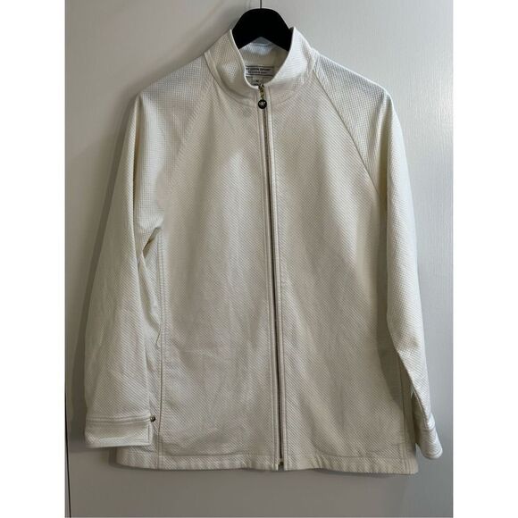 St John Sport by Marie Gray jacket Size M - off white - Picture 2 of 9